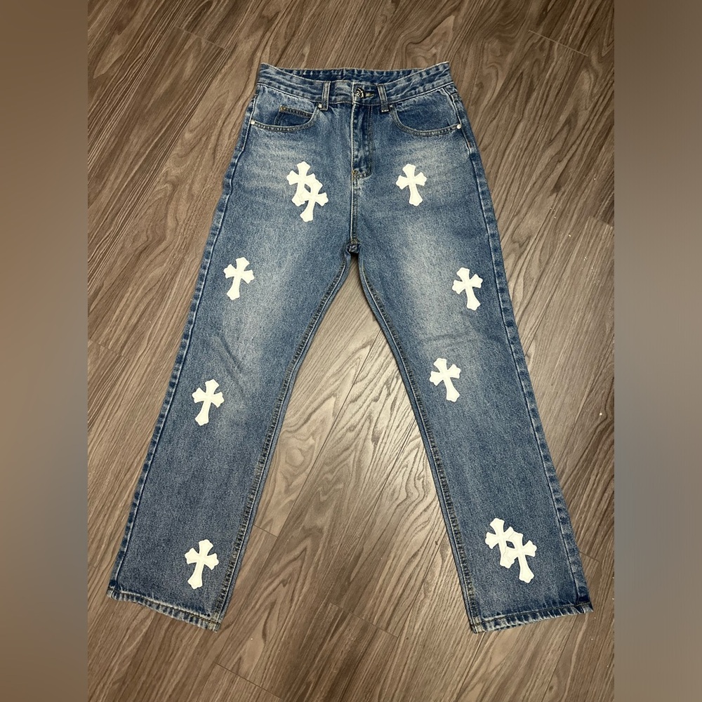 Chrome Hearts Cross Jeans